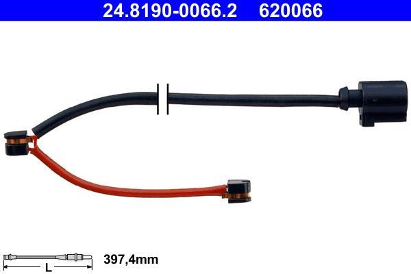 Contacteur de témoin d'usure (Témoin d'usure plaquettes) ATE ref. 24.8190-0066.2