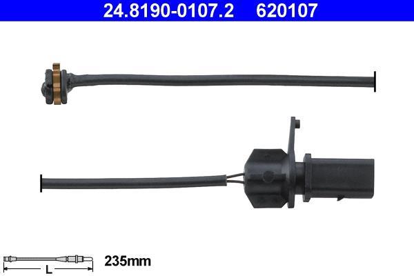 Contacteur de témoin d'usure (Témoin d'usure plaquettes) ATE ref. 24.8190-0107.2