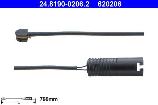 Contacteur de témoin d'usure (Témoin d'usure plaquettes) ATE ref. 24.8190-0206.2