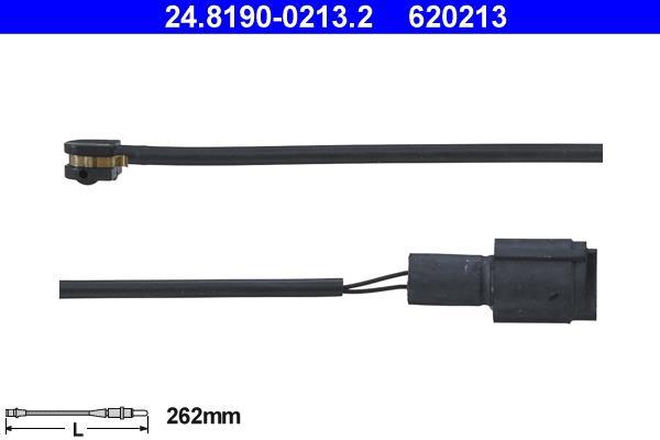 Contacteur de témoin d'usure (Témoin d'usure plaquettes) ATE ref. 24.8190-0213.2