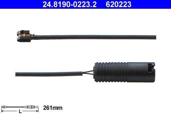 Contacteur de témoin d'usure (Témoin d'usure plaquettes) ATE ref. 24.8190-0223.2