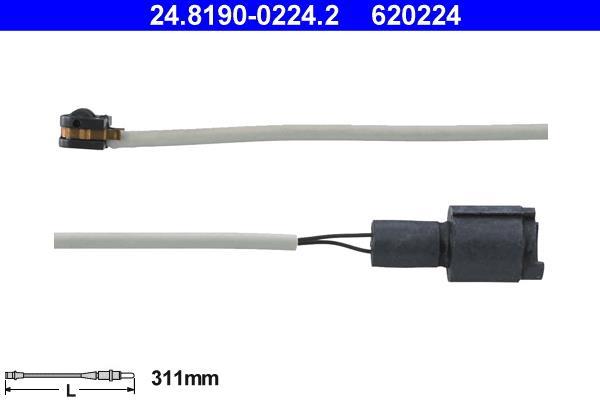 Contacteur de témoin d'usure (Témoin d'usure plaquettes) ATE ref. 24.8190-0224.2