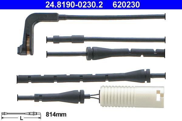 Contacteur de témoin d'usure (Témoin d'usure plaquettes) ATE ref. 24.8190-0230.2