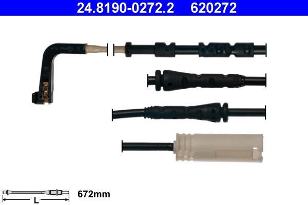 Contacteur de témoin d'usure (Témoin d'usure plaquettes) ATE ref. 24.8190-0272.2