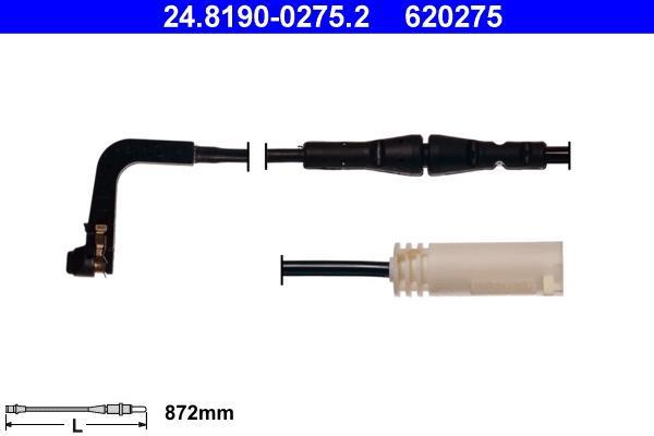 Contacteur de témoin d'usure (Témoin d'usure plaquettes) ATE ref. 24.8190-0275.2