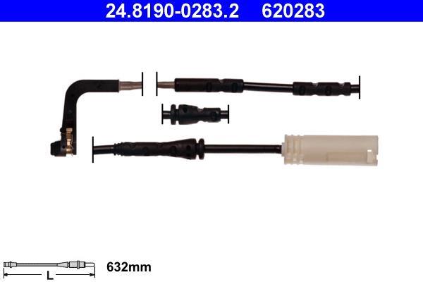 Contacteur de témoin d'usure (Témoin d'usure plaquettes) ATE ref. 24.8190-0283.2