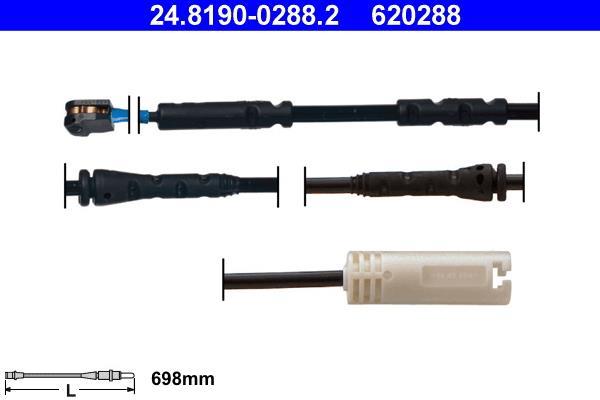 Contacteur de témoin d'usure (Témoin d'usure plaquettes) ATE 24.8190-0288.2