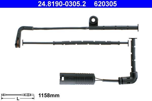 Contacteur de témoin d'usure (Témoin d'usure plaquettes) ATE ref. 24.8190-0305.2