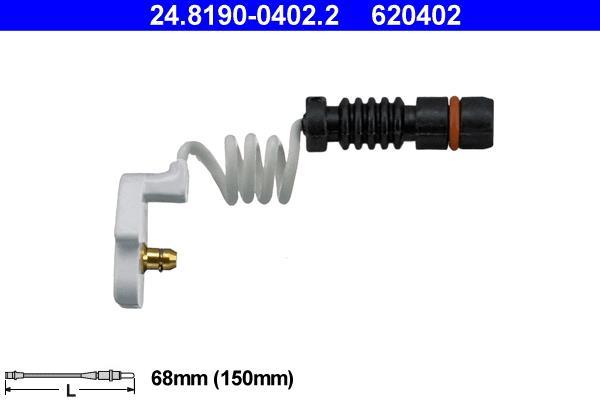 Contacteur de témoin d'usure (Témoin d'usure plaquettes) ATE ref. 24.8190-0402.2