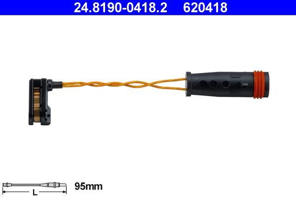 Contacteur de témoin d'usure (Témoin d'usure plaquettes) ATE ref. 24.8190-0418.2