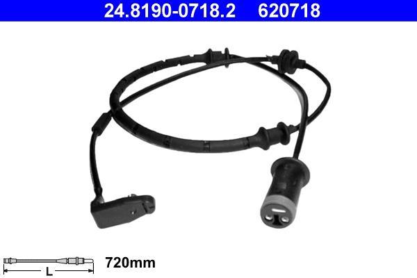Contacteur de témoin d'usure (Témoin d'usure plaquettes) ATE ref. 24.8190-0718.2