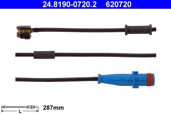 Contacteur de témoin d'usure (Témoin d'usure plaquettes) ATE ref. 24.8190-0720.2