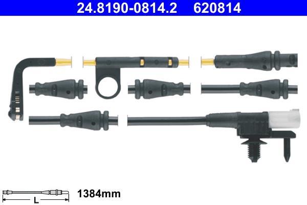 Contacteur de témoin d'usure (Témoin d'usure plaquettes) ATE ref. 24.8190-0814.2