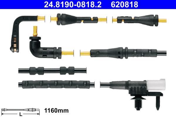 Contacteur de témoin d'usure (Témoin d'usure plaquettes) ATE ref. 24.8190-0818.2