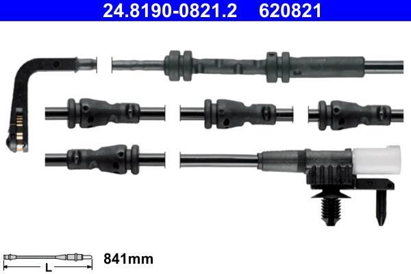 Contacteur de témoin d'usure (Témoin d'usure plaquettes) ATE ref. 24.8190-0821.2