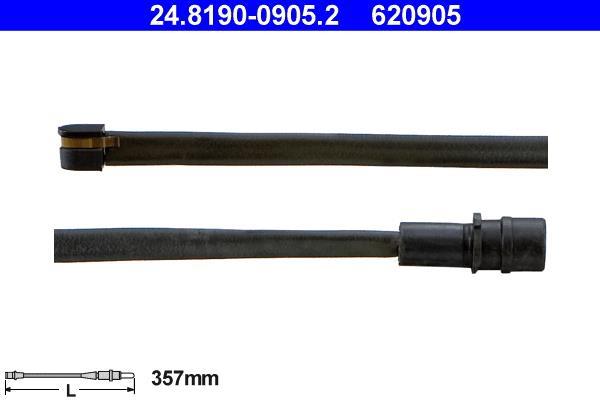 Contacteur de témoin d'usure (Témoin d'usure plaquettes) ATE ref. 24.8190-0905.2