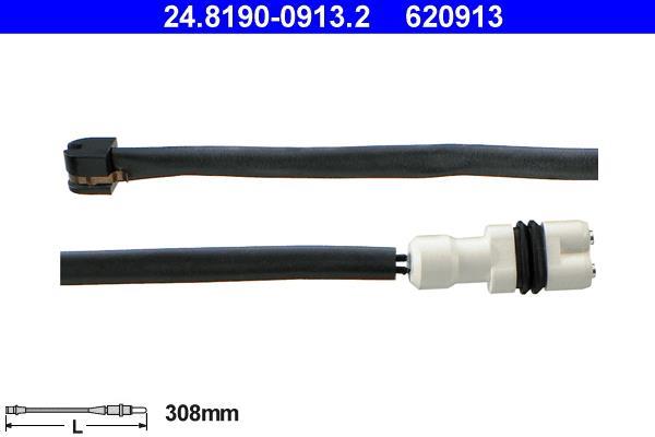 Contacteur de témoin d'usure (Témoin d'usure plaquettes) ATE ref. 24.8190-0913.2