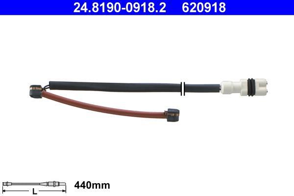 Contacteur de témoin d'usure (Témoin d'usure plaquettes) ATE 24.8190-0918.2
