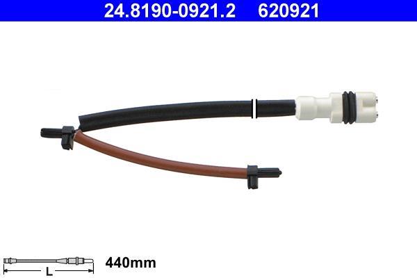 Contacteur de témoin d'usure (Témoin d'usure plaquettes) ATE ref. 24.8190-0921.2