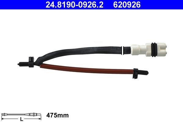 Contacteur de témoin d'usure (Témoin d'usure plaquettes) ATE ref. 24.8190-0926.2