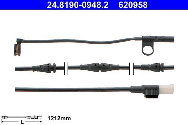 Contacteur de témoin d'usure (Témoin d'usure plaquettes) ATE 24.8190-0948.2