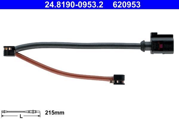 Contacteur de témoin d'usure (Témoin d'usure plaquettes) ATE ref. 24.8190-0953.2