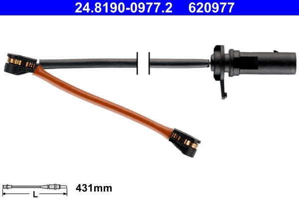 Contacteur de témoin d'usure (Témoin d'usure plaquettes) ATE ref. 24.8190-0977.2