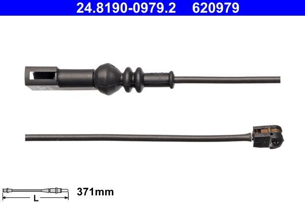 Contacteur de témoin d'usure (Témoin d'usure plaquettes) ATE ref. 24.8190-0979.2
