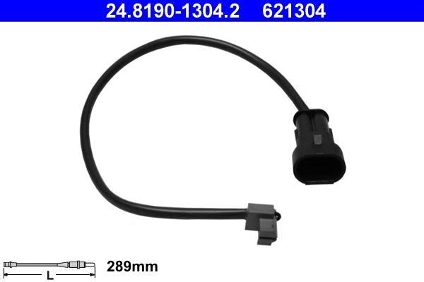Contacteur de témoin d'usure (Témoin d'usure plaquettes) ATE ref. 24.8190-1304.2