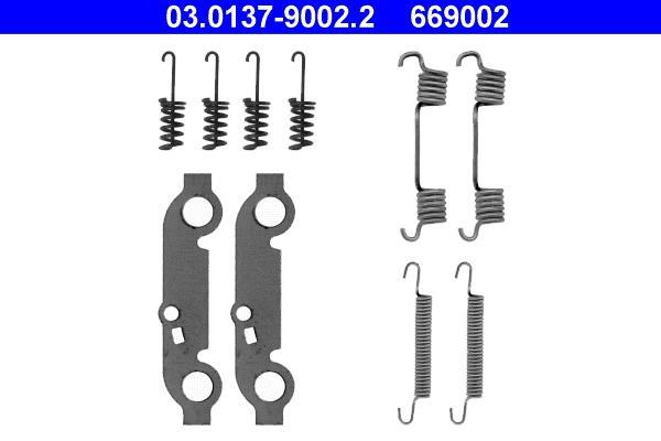 Kit d'accessoires pour mâchoire de frein à tambour ATE ref. 03.0137-9002.2