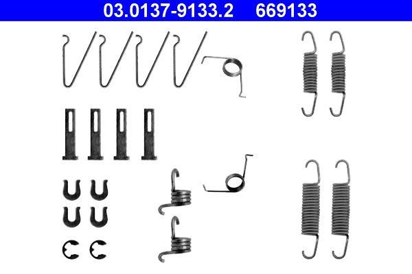 Kit d'accessoires pour mâchoire de frein à tambour ATE ref. 03.0137-9133.2