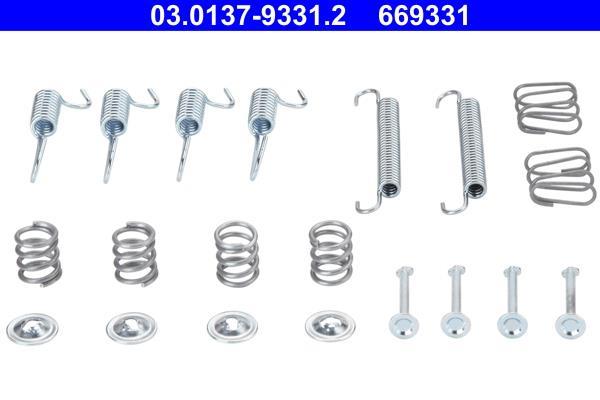 Kit d'accessoires pour mâchoire de frein à tambour ATE 03.0137-9331.2