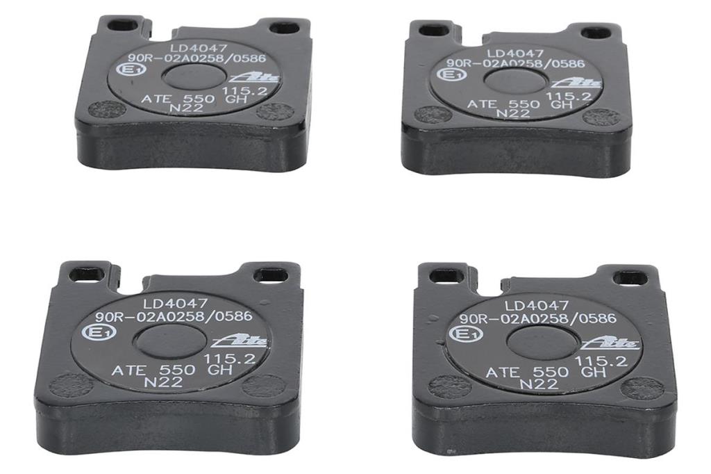 Jeu de 4 plaquettes de frein ATE ref. 13.0470-4047.2