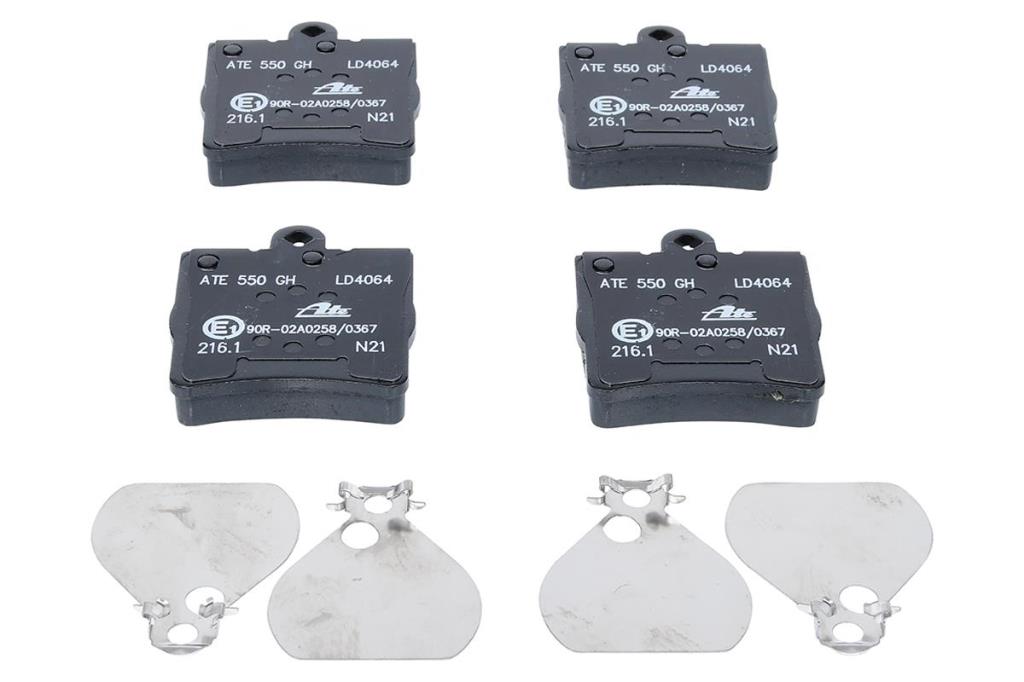 Jeu de 4 plaquettes de frein ATE ref. 13.0470-4064.2
