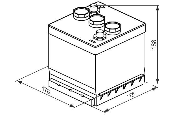 Batterie 6V BOSCH 0 092 S30 600