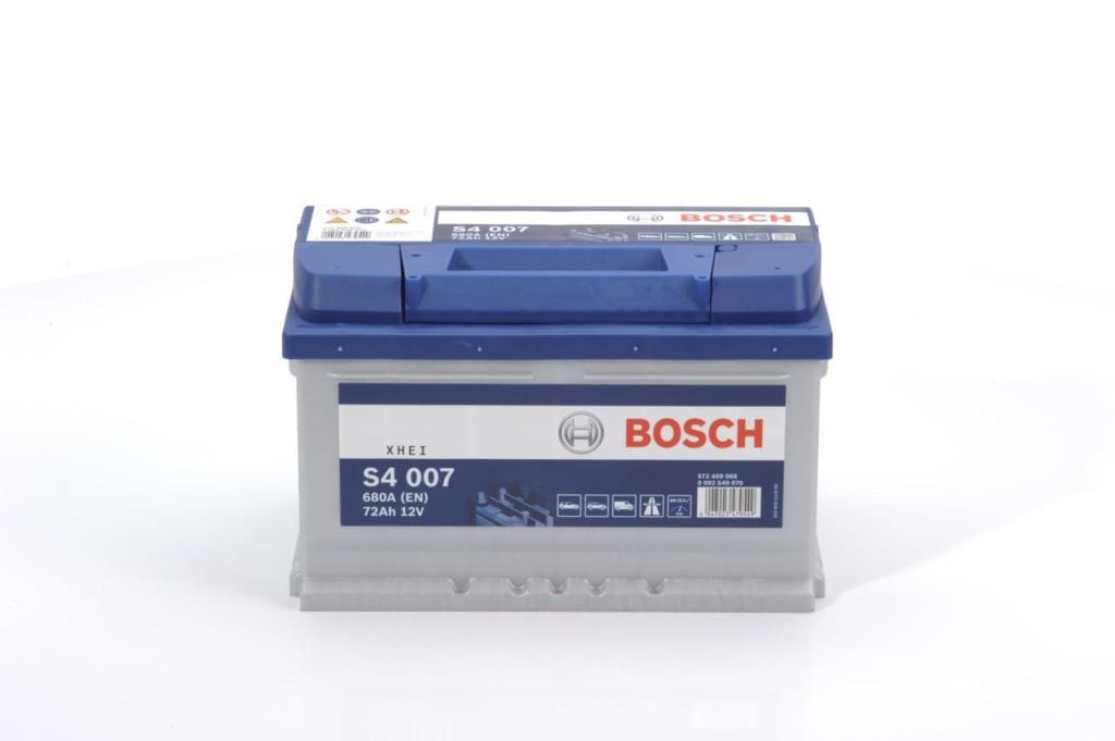 Batterie (de voiture) BOSCH 72.0 Ah - S4 007 - ref. 0 092 S40 070