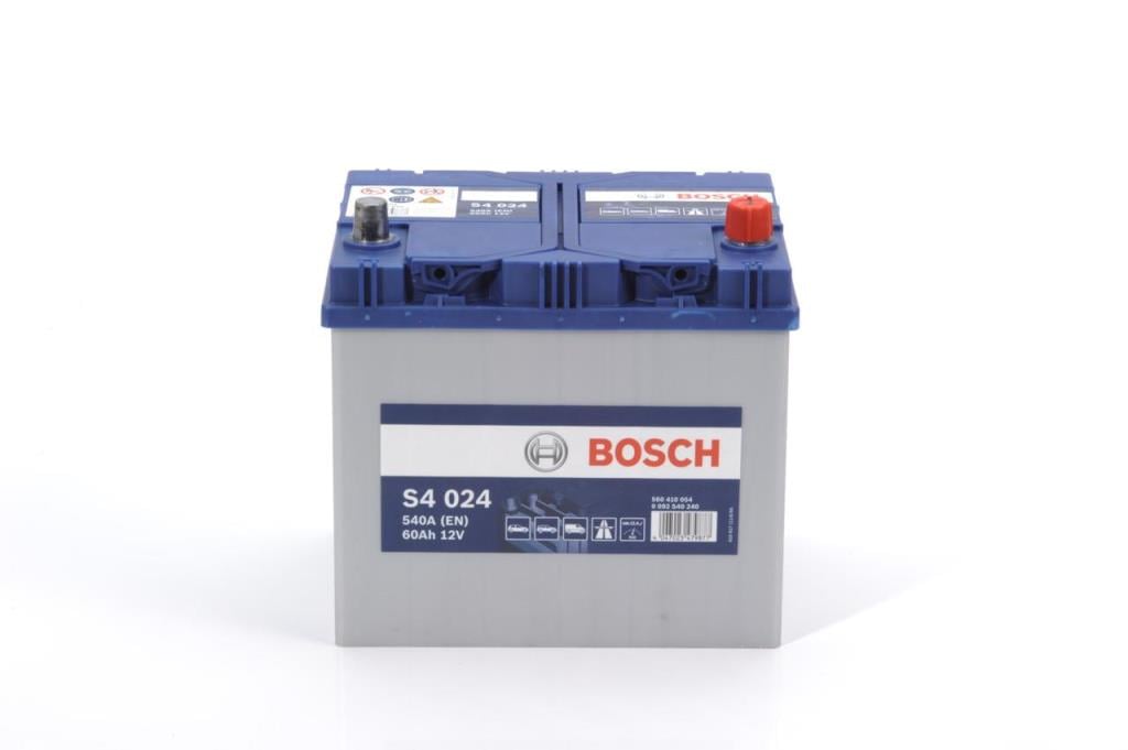 Batterie (de voiture) BOSCH 60.0 Ah - S4 024 - ref. 0 092 S40 240