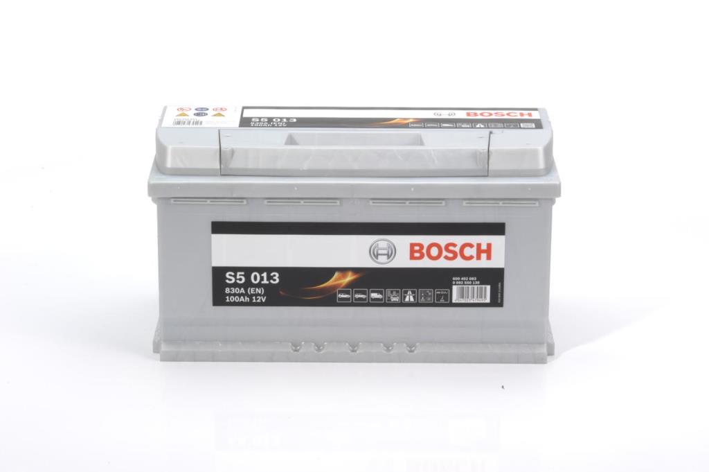 Batterie (de voiture) BOSCH 100.0 Ah - S5 013 - ref. 0 092 S50 130