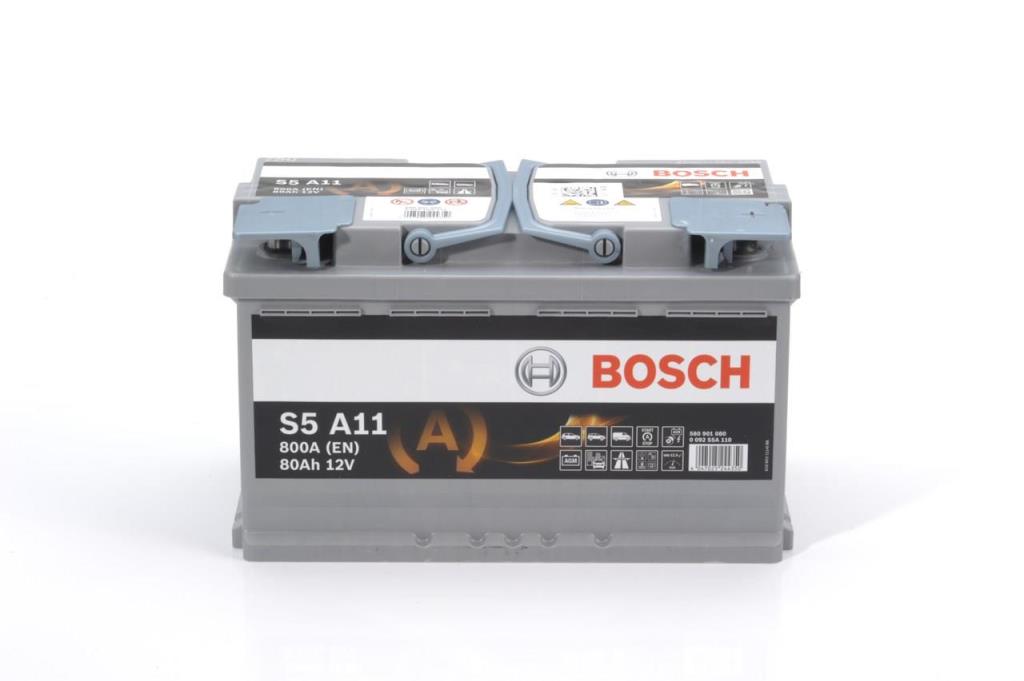 Batterie (de voiture) BOSCH 80.0 Ah - S5 A11 - ref. 0 092 S5A 110