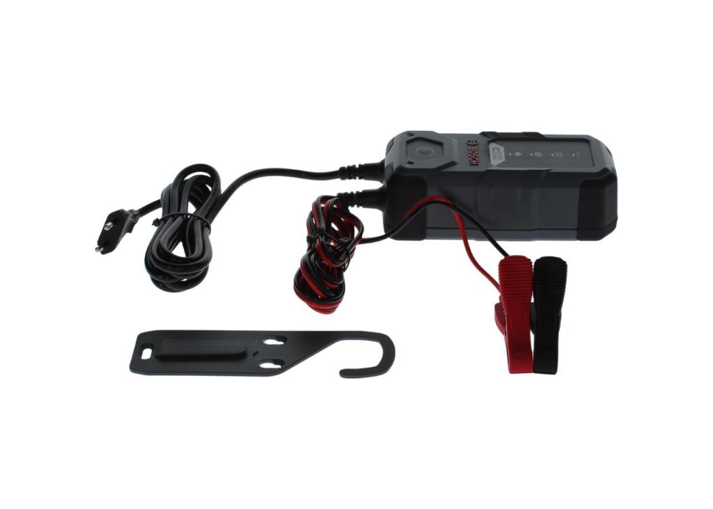 Chargeur de batterie de voiture ((et câbles, de 6 à 12 V)) BOSCH C10 - ref. 0 189 911 010
