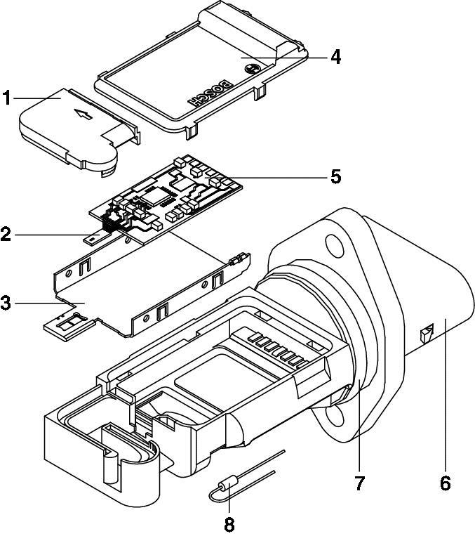 Débitmètre de masse d'air BOSCH 0 280 217 123