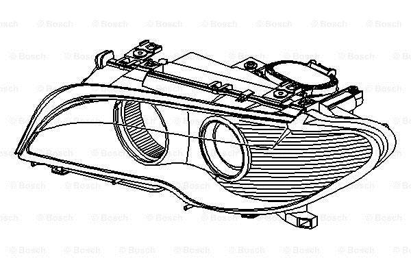 Phare avant (Projecteur principal) BOSCH 0 302 494 005