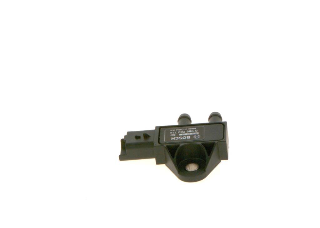 Capteur, pression des gaz échappement (Capteur de pression différentiel) BOSCH ref. 0 986 280 714