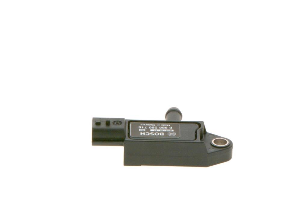 Capteur, pression des gaz échappement (Capteur de pression différentiel) BOSCH ref. 0 986 280 716