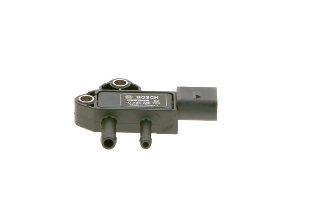 Capteur, pression des gaz échappement (Capteur de pression différentiel) BOSCH ref. 0 986 280 724