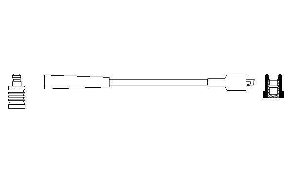 Faisceau d'allumage (Faisceau d'allumage) BOSCH ref. 0 986 356 025