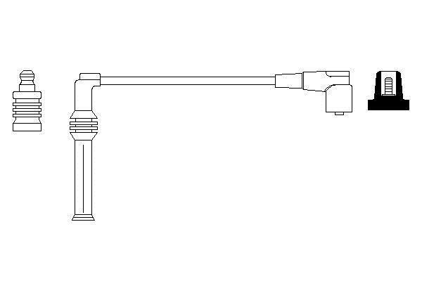 Faisceau d'allumage (Faisceau d'allumage) BOSCH ref. 0 986 356 183