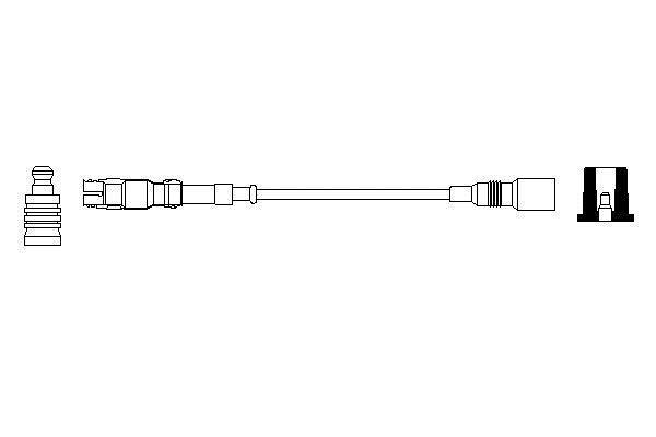 Faisceau d'allumage (Faisceau d'allumage) BOSCH ref. 0 986 357 720