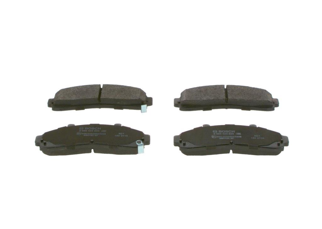 Jeu de 4 plaquettes de frein BOSCH ref. 0 986 424 656