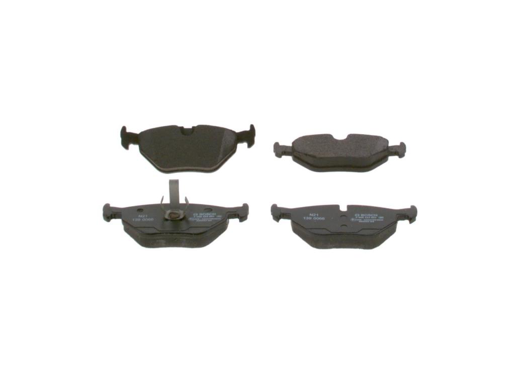 Jeu de 4 plaquettes de frein BOSCH ref. 0 986 424 667
